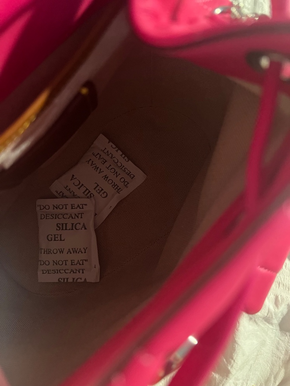 Pink Coach leather backpack - Picture 4 of 5